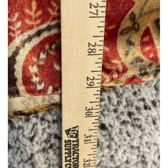 Soft Surroundings Large Button Up Top Blouse Montaigne Paisley Burnout Velvet - Picture 5 of 8